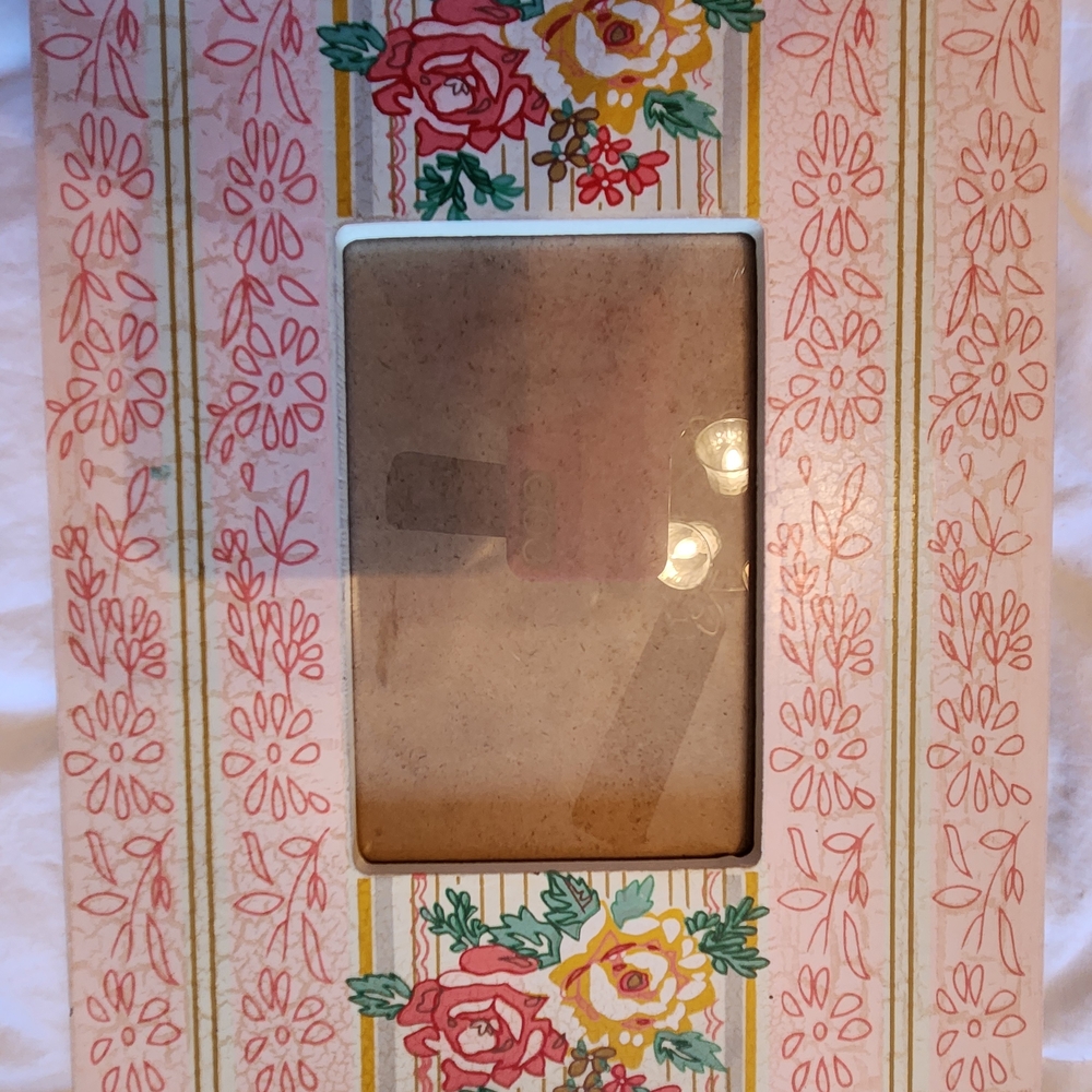 Floral Patterned Picture Frame